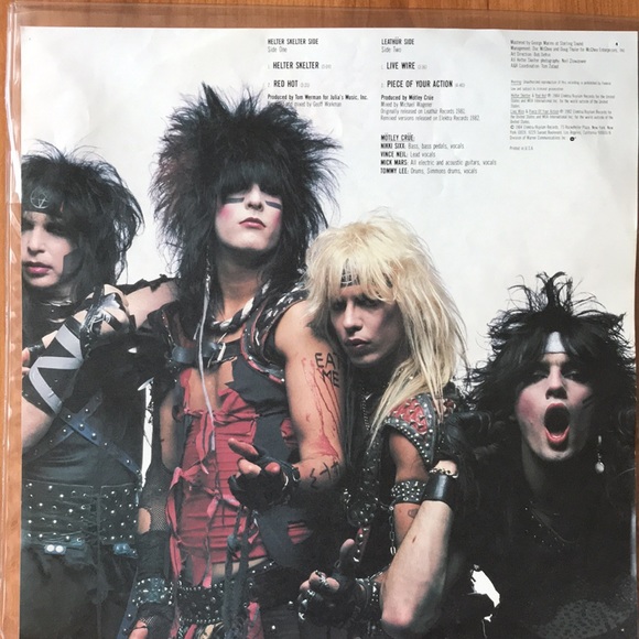 1984 Motley Crüe Picture Disc and door poster - Picture 5 of 10